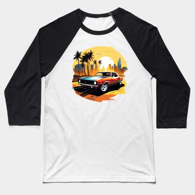 Camaro RS Baseball T-Shirt by remixer2020